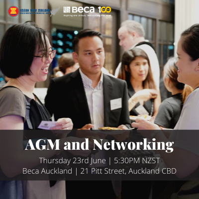 thumbnails ASEAN NZ Business Council AGM 2022 + Networking: IN PERSON TICKET