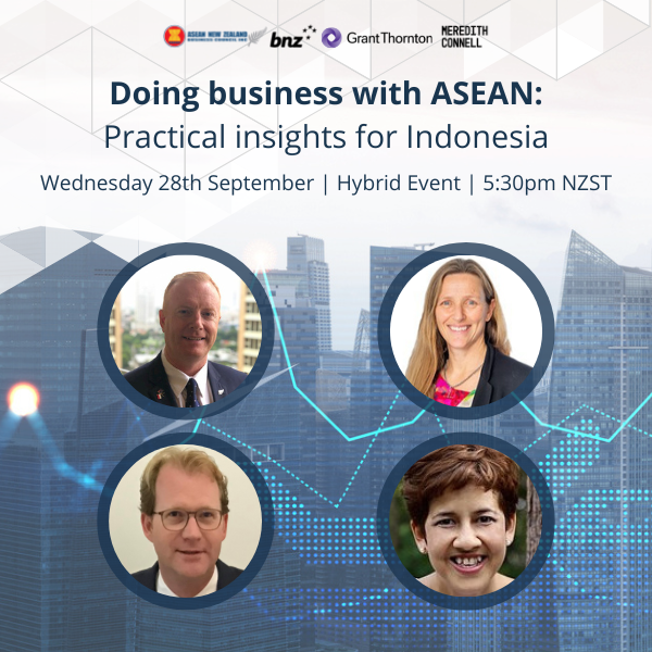 thumbnails Doing Business with ASEAN - Indonesia - Zoom - Held at NZ Time